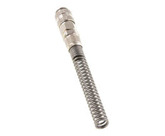 Vernikkeld Messing DN 5 Luchtkoppeling Snelkoppeling 6x8 mm Push-On Buigbescherming