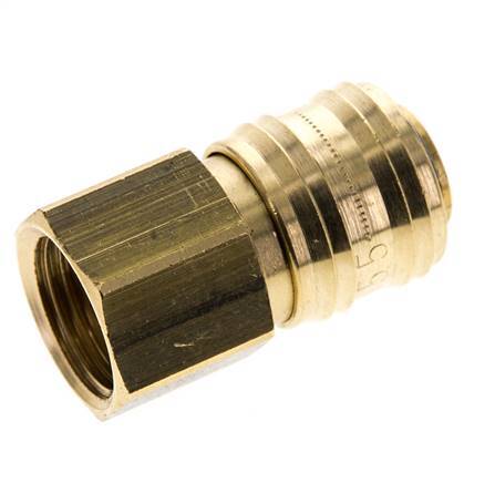 Messing DN 5.5 (Orion) Luchtkoppeling Snelkoppeling G 1/2 inch Binnendraad