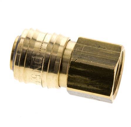 Messing DN 5.5 (Orion) Luchtkoppeling Snelkoppeling G 1/2 inch Binnendraad