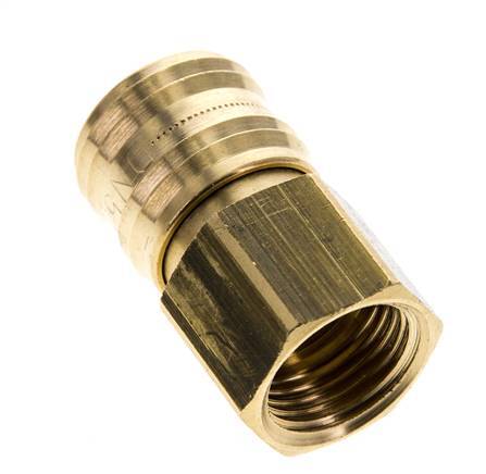 Messing DN 5.5 (Orion) Luchtkoppeling Snelkoppeling G 1/2 inch Binnendraad