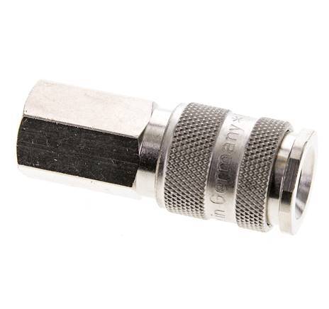 Vernikkeld Messing DN 5.5 (Orion) Luchtkoppeling Snelkoppeling G 1/4 inch Binnendraad