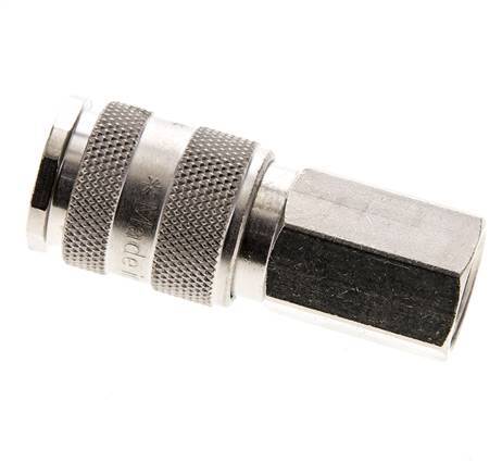 Vernikkeld Messing DN 5.5 (Orion) Luchtkoppeling Snelkoppeling G 3/8 inch Binnendraad