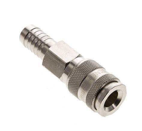 Vernikkeld Messing DN 5.5 (Orion) Luchtkoppeling Snelkoppeling 13 mm Slangpilaar