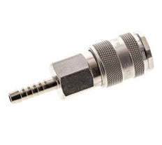 Vernikkeld Messing DN 5.5 (Orion) Luchtkoppeling Snelkoppeling 6 mm Slangpilaar