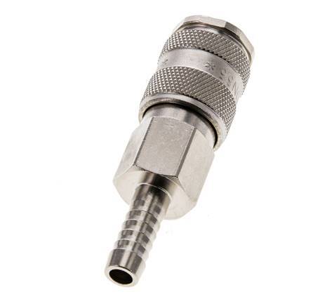 Nickel-plated Brass DN 5.5 (Orion) Air Coupling Socket 8 mm Hose Pillar