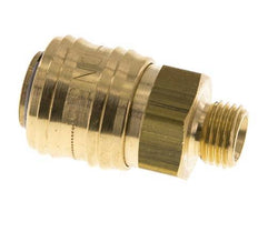 Brass DN 5.5 (Orion) Air Coupling Socket G 1/4 inch Male