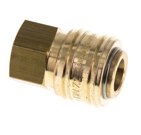 Messing DN 7.2 (Euro) Luchtkoppeling Snelkoppeling G 1/8 inch Binnendraad