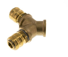 Messing DN 7.2 (Euro) Luchtkoppeling Snelkoppeling G 1/2 inch Binnendraad Wandmontage 2-weg
