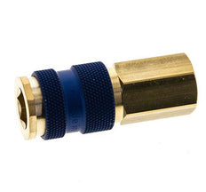 Messing DN 7.2 (Euro) Blauw-Coded Luchtkoppeling Snelkoppeling G 1/4 inch Binnendraad