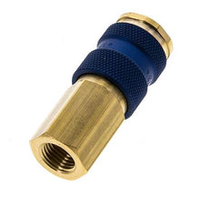 Messing DN 7.2 (Euro) Blauw-Coded Luchtkoppeling Snelkoppeling G 1/4 inch Binnendraad