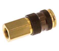 Messing DN 7.2 (Euro) Bruin-Coded Luchtkoppeling Snelkoppeling G 1/4 inch Binnendraad