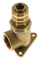 Messing DN 7.2 (Euro) Luchtkoppeling Snelkoppeling G 3/4 inch Binnendraad Wandmontage