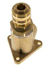 Messing DN 7.2 (Euro) Luchtkoppeling Snelkoppeling G 3/4 inch Binnendraad Wandmontage