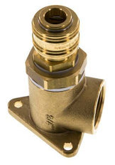 Messing DN 7.2 (Euro) Luchtkoppeling Snelkoppeling G 3/4 inch Binnendraad Wandmontage
