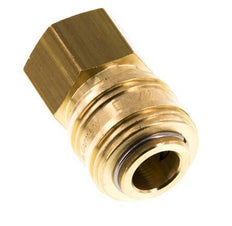 Messing DN 7.2 (Euro) Luchtkoppeling Snelkoppeling G 1/2 inch Binnendraad Double Shut-Off