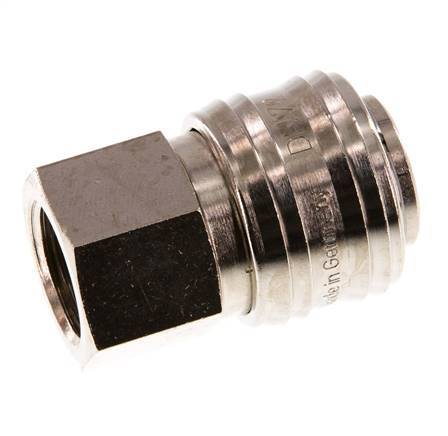 Vernikkeld Messing DN 7.2 (Euro) Luchtkoppeling Snelkoppeling G 3/8 inch Binnendraad