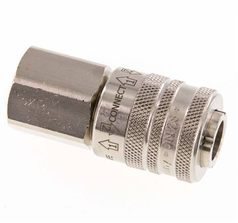 Vernikkeld Messing DN 7.8 Safety Luchtkoppeling Snelkoppeling G 1/2 inch Binnendraad