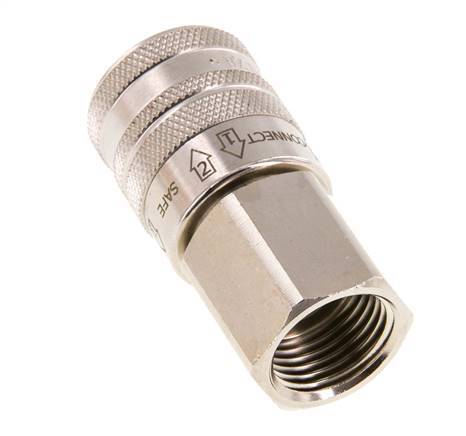 Vernikkeld Messing DN 7.8 Safety Luchtkoppeling Snelkoppeling G 1/2 inch Binnendraad