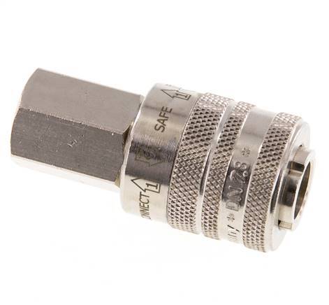 Vernikkeld Messing DN 7.8 Safety Luchtkoppeling Snelkoppeling G 3/8 inch Binnendraad