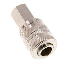 Vernikkeld Messing DN 7.8 Safety Luchtkoppeling Snelkoppeling G 3/8 inch Binnendraad
