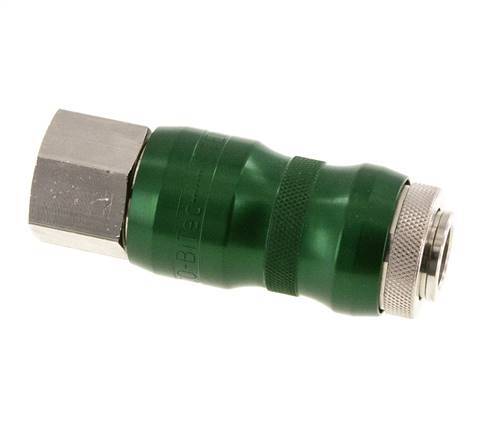 Vernikkeld Messing DN 7.8 Safety Luchtkoppeling Snelkoppeling met Schuifhuls G 1/2 inch Binnendraad
