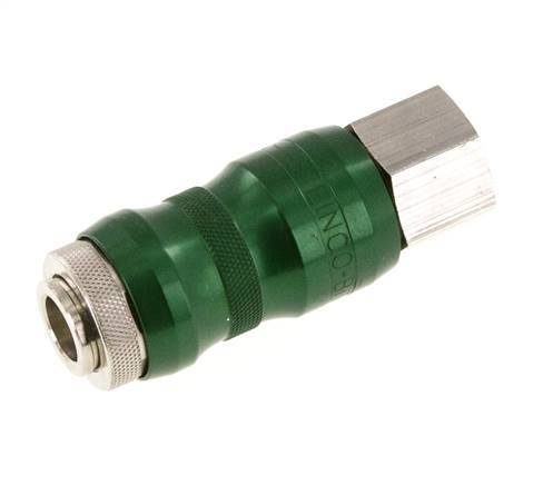 Vernikkeld Messing DN 7.8 Safety Luchtkoppeling Snelkoppeling met Schuifhuls G 1/2 inch Binnendraad