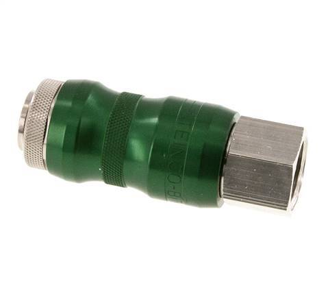 Vernikkeld Messing DN 7.8 Safety Luchtkoppeling Snelkoppeling met Schuifhuls G 1/2 inch Binnendraad
