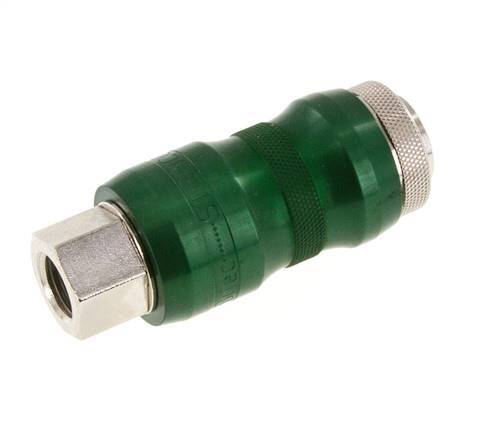 Vernikkeld Messing DN 7.8 Safety Luchtkoppeling Snelkoppeling met Schuifhuls G 1/4 inch Binnendraad