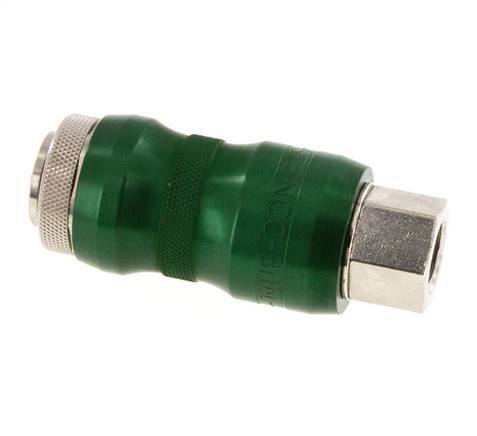 Vernikkeld Messing DN 7.8 Safety Luchtkoppeling Snelkoppeling met Schuifhuls G 1/4 inch Binnendraad