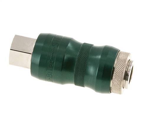 Vernikkeld Messing DN 7.8 Safety Luchtkoppeling Snelkoppeling met Schuifhuls G 3/8 inch Binnendraad