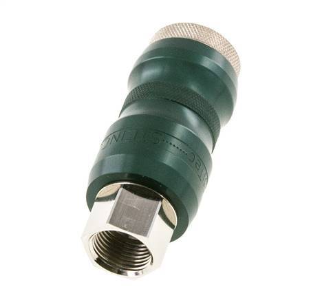 Vernikkeld Messing DN 7.8 Safety Luchtkoppeling Snelkoppeling met Schuifhuls G 3/8 inch Binnendraad