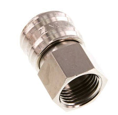 Vernikkeld Messing DN 7.2 (Euro) Luchtkoppeling Snelkoppeling G 1/2 inch Binnendraad Double Shut-Off