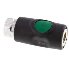 Composiet materiaal DN 7.4 Safety Luchtkoppeling Snelkoppeling met Drukknop G 1/4 inch Binnendraad