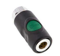 Composiet materiaal DN 7.4 Safety Luchtkoppeling Snelkoppeling met Drukknop G 1/4 inch Binnendraad