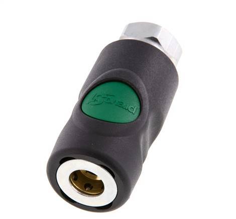 Composiet materiaal DN 7.4 Safety Luchtkoppeling Snelkoppeling met Drukknop G 1/4 inch Binnendraad