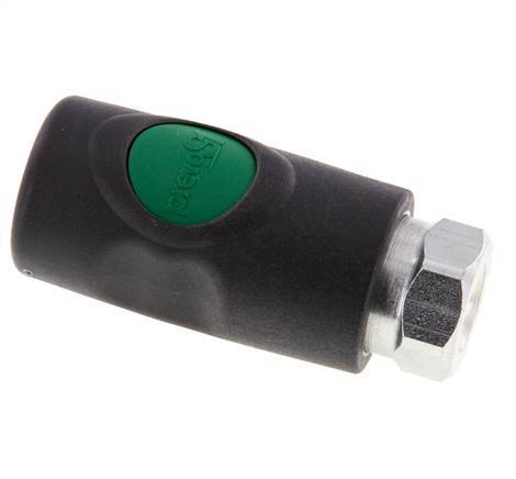 Composiet materiaal DN 7.4 Safety Luchtkoppeling Snelkoppeling met Drukknop G 1/4 inch Binnendraad
