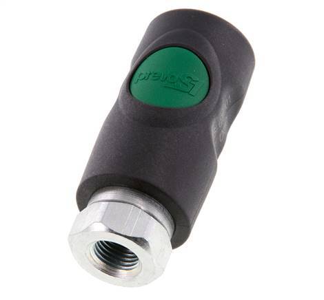 Composiet materiaal DN 7.4 Safety Luchtkoppeling Snelkoppeling met Drukknop G 1/4 inch Binnendraad