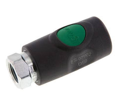 Composiet materiaal DN 7.4 Safety Luchtkoppeling Snelkoppeling met Drukknop G 3/8 inch Binnendraad