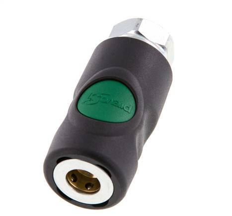 Composiet materiaal DN 7.4 Safety Luchtkoppeling Snelkoppeling met Drukknop G 3/8 inch Binnendraad