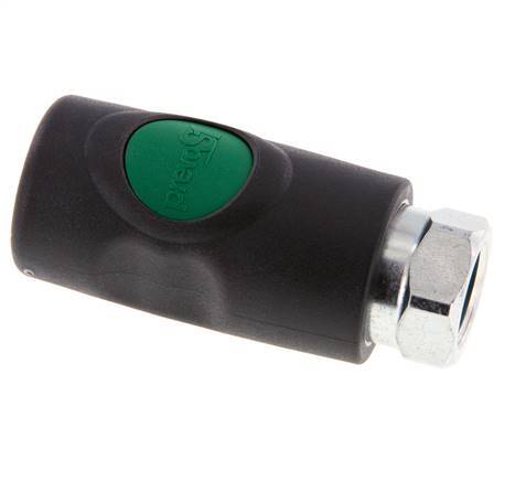 Composiet materiaal DN 7.4 Safety Luchtkoppeling Snelkoppeling met Drukknop G 3/8 inch Binnendraad
