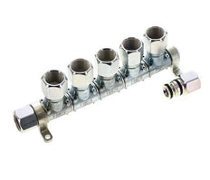 Staal/Messing DN 7.2 (Euro) Luchtkoppeling Snelkoppeling G 1/2 inch Binnendraad 5-weg