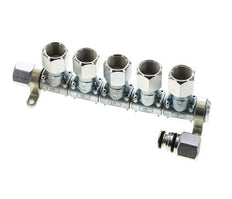 Staal/Messing DN 7.2 (Euro) Luchtkoppeling Snelkoppeling G 1/2 inch Binnendraad 5-weg