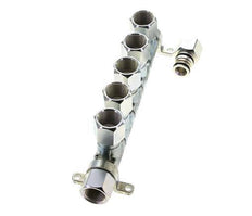 Staal/Messing DN 7.2 (Euro) Luchtkoppeling Snelkoppeling G 1/2 inch Binnendraad 5-weg