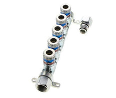 Staal/Messing DN 7.6 (7.2 Euro) Safety Luchtkoppeling Snelkoppeling G 1/2 inch Binnendraad 5-weg