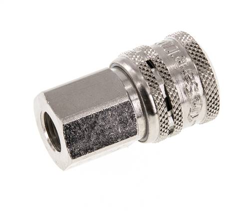 Staal/Messing DN 7.2 (Euro) Safety Luchtkoppeling Snelkoppeling G 1/4 inch Binnendraad