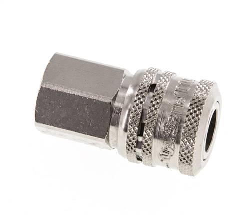 Staal/Messing DN 7.2 (Euro) Safety Luchtkoppeling Snelkoppeling G 1/4 inch Binnendraad
