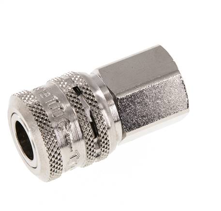 Staal/Messing DN 7.2 (Euro) Safety Luchtkoppeling Snelkoppeling G 1/4 inch Binnendraad