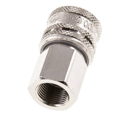 Staal/Messing DN 7.2 (Euro) Safety Luchtkoppeling Snelkoppeling G 3/8 inch Binnendraad