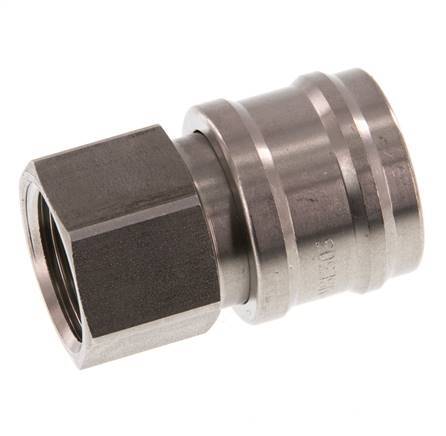 RVS DN 7.2 (Euro) Luchtkoppeling Snelkoppeling G 1/2 inch Binnendraad