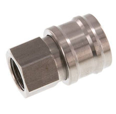 RVS DN 7.2 (Euro) Luchtkoppeling Snelkoppeling G 3/8 inch Binnendraad Double Shut-Off
